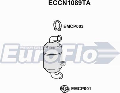 EuroFlo ECCN1089TA - Катализатор autosila-amz.com
