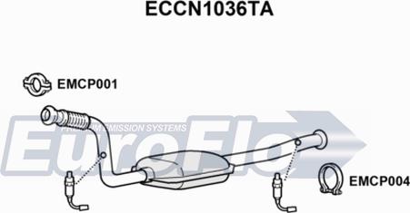 EuroFlo ECCN1036TA - Катализатор autosila-amz.com