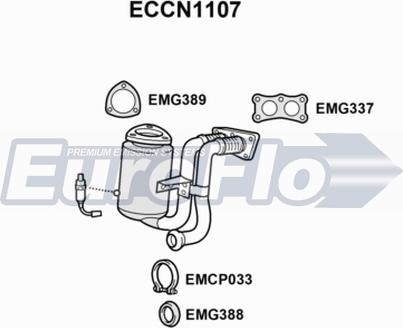 EuroFlo ECCN1107 - Катализатор autosila-amz.com