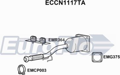 EuroFlo ECCN1117TA - Катализатор autosila-amz.com