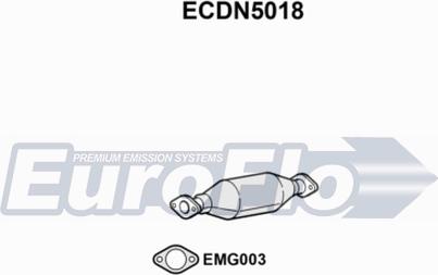 EuroFlo ECDN5018 - Катализатор autosila-amz.com