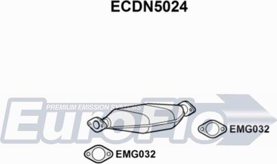 EuroFlo ECDN5024 - Катализатор autosila-amz.com