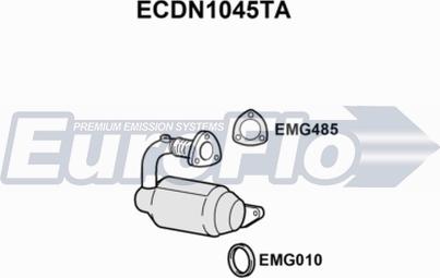 EuroFlo ECDN1045TA - Катализатор autosila-amz.com