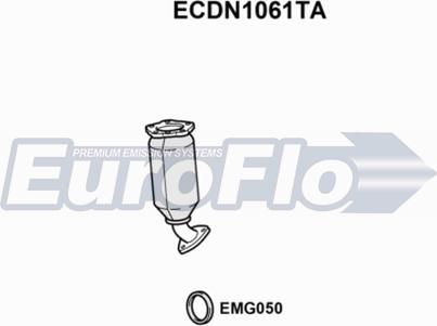 EuroFlo ECDN1061TA - Катализатор autosila-amz.com