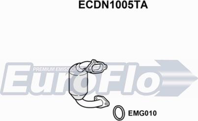 EuroFlo ECDN1005TA - Катализатор autosila-amz.com