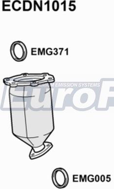 EuroFlo ECDN1015 - Катализатор autosila-amz.com