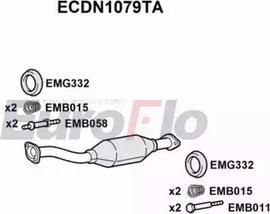 EuroFlo ECDN1079TA - Катализатор autosila-amz.com