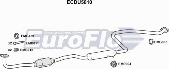 EuroFlo ECDU5010 - Катализатор autosila-amz.com