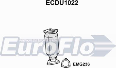 EuroFlo ECDU1022 - Катализатор autosila-amz.com