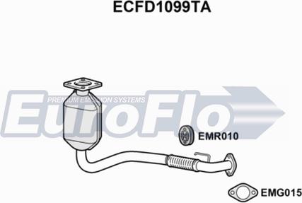 EuroFlo ECFD1099TA - Катализатор autosila-amz.com