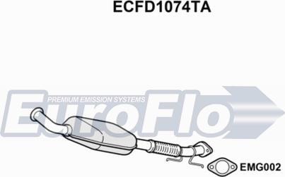 EuroFlo ECFD1074TA - Катализатор autosila-amz.com