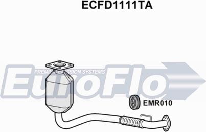 EuroFlo ECFD1111TA - Катализатор autosila-amz.com