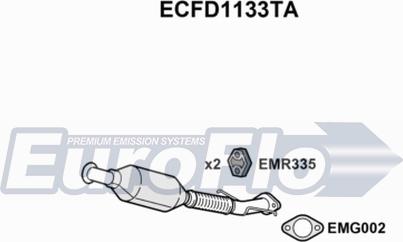 EuroFlo ECFD1133TA - Катализатор autosila-amz.com