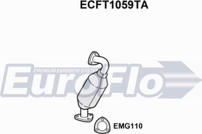 EuroFlo ECFT1059TA - Катализатор autosila-amz.com