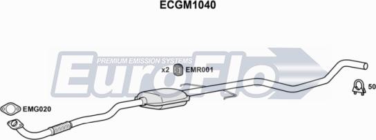 EuroFlo ECGM1040 - Катализатор autosila-amz.com