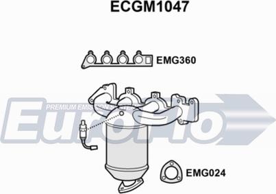 EuroFlo ECGM1047 - Катализатор autosila-amz.com