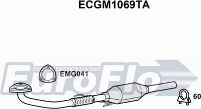 EuroFlo ECGM1069TA - Катализатор autosila-amz.com