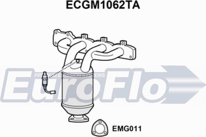 EuroFlo ECGM1062TA - Катализатор autosila-amz.com