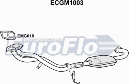 EuroFlo ECGM1003 - Катализатор autosila-amz.com