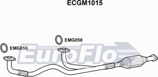 EuroFlo ECGM1015 - Катализатор autosila-amz.com