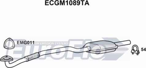 EuroFlo ECGM1089TA - Катализатор autosila-amz.com