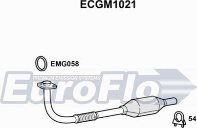 EuroFlo ECGM1021 - Катализатор autosila-amz.com