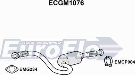 EuroFlo ECGM1076 - Катализатор autosila-amz.com