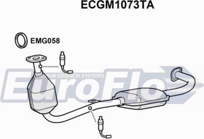 EuroFlo ECGM1073TA - Катализатор autosila-amz.com