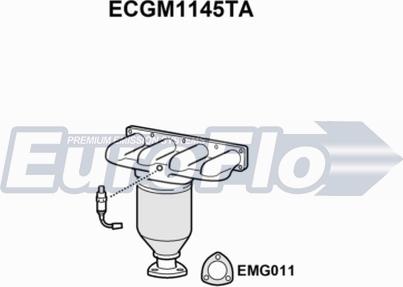EuroFlo ECGM1145TA - Катализатор autosila-amz.com