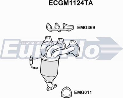 EuroFlo ECGM1124TA - Катализатор autosila-amz.com