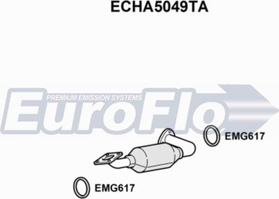 EuroFlo ECHA5049TA - Катализатор autosila-amz.com