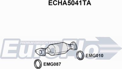 EuroFlo ECHA5041TA - Катализатор autosila-amz.com