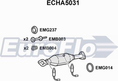 EuroFlo ECHA5031 - Катализатор autosila-amz.com