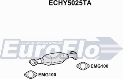 EuroFlo ECHY5025TA - Катализатор autosila-amz.com