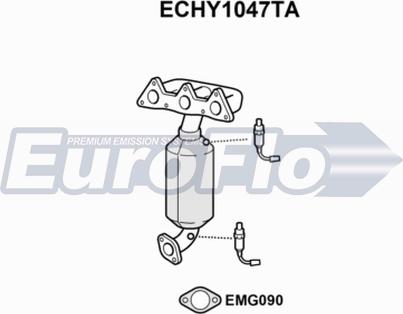 EuroFlo ECHY1047TA - Катализатор autosila-amz.com