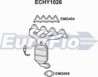 EuroFlo ECHY1026 - Катализатор autosila-amz.com