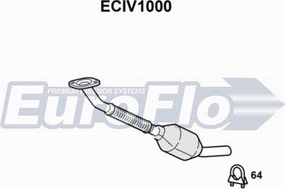 EuroFlo ECIV1000 - Катализатор autosila-amz.com