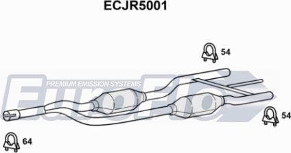 EuroFlo ECJR5001 - Катализатор autosila-amz.com