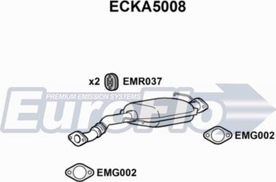 EuroFlo ECKA5008 - Катализатор autosila-amz.com