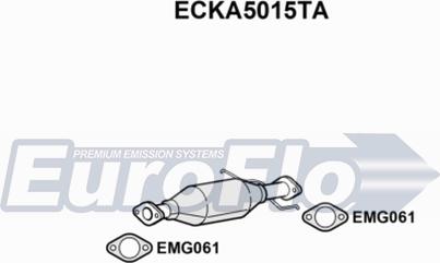 EuroFlo ECKA5015TA - Катализатор autosila-amz.com