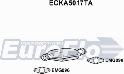 EuroFlo ECKA5017TA - Катализатор autosila-amz.com