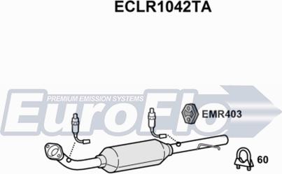 EuroFlo ECLR1042TA - Катализатор autosila-amz.com