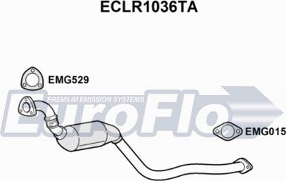 EuroFlo ECLR1036TA - Катализатор autosila-amz.com