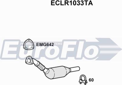 EuroFlo ECLR1033TA - Катализатор autosila-amz.com