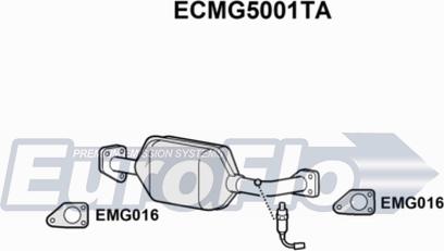 EuroFlo ECMG5001TA - Катализатор autosila-amz.com