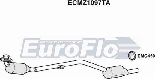 EuroFlo ECMZ1097TA - Катализатор autosila-amz.com