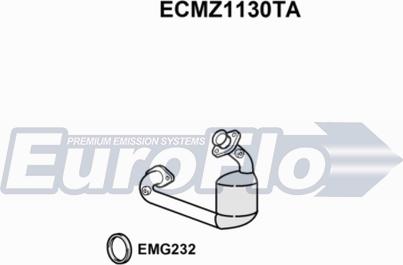 EuroFlo ECMZ1130TA - Катализатор autosila-amz.com