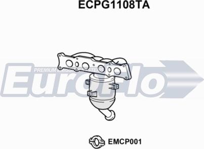 EuroFlo ECPG1108TA - Катализатор autosila-amz.com