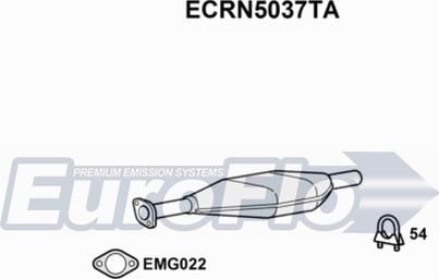 EuroFlo ECRN5037TA - Катализатор autosila-amz.com