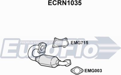 EuroFlo ECRN1035 - Катализатор autosila-amz.com